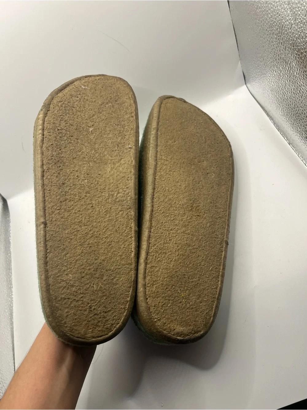 BIRKENSTOCK Zermatt Rivet Split Beryl GREEN Shearling slipper
